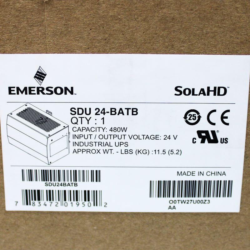 Emerson SolaHD 224 V DIN Rail/Panel Mount Battery Module SDU24BATB