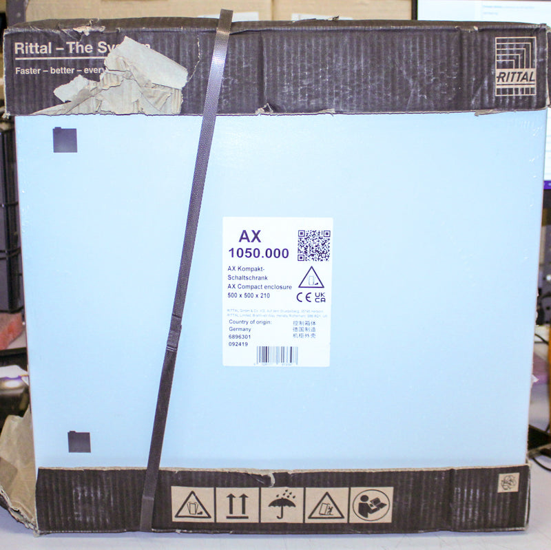 Rittal 1050.000 20" x 20" x 8" Wall-Mounted Steel AX Wall Mounted Enclosure