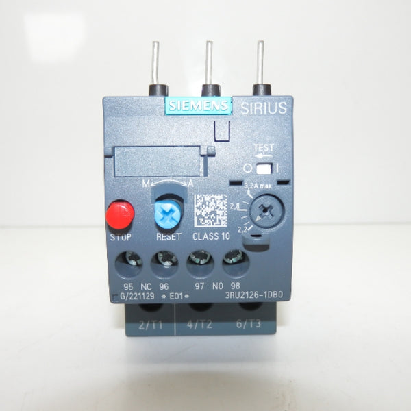 Siemens SIRIUS 3RU2 Thermal Overload Relay 3RU2126-1DB0