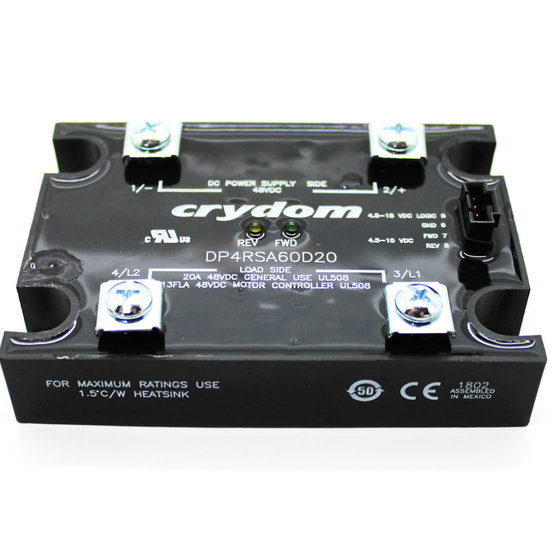 Crydom 20A 48VDC Solid State Reversing Contactor DP4RSA60D20