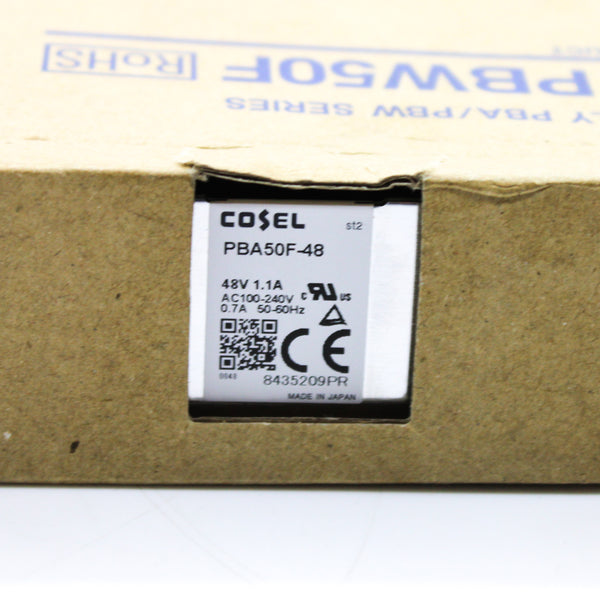 Cosel 50W 48V 1.1A Switching Power Supply PBA50F-48