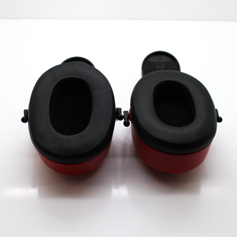 RS Pro Ear Defender with Red Clip On Helmet Attachment 9185719