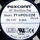 HP Pavilion Envy Foxconn 12 VDC 0.24A 3 Pin Cooling Fan PVA092G12M