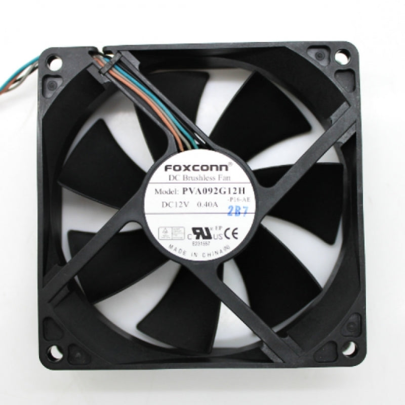Compaq Fan HP Compaq 8000 Elite Foxconn PVA092G12H 92mm 12V 0.4A 4-Pin Cooling Fa ...
