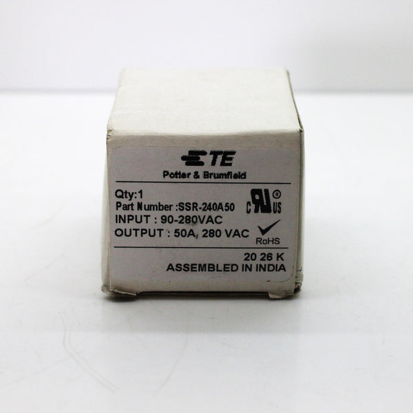 TE Connectivity Potter & Brumfield SPST-NO 50A 280V SS Relay SSR-240A50