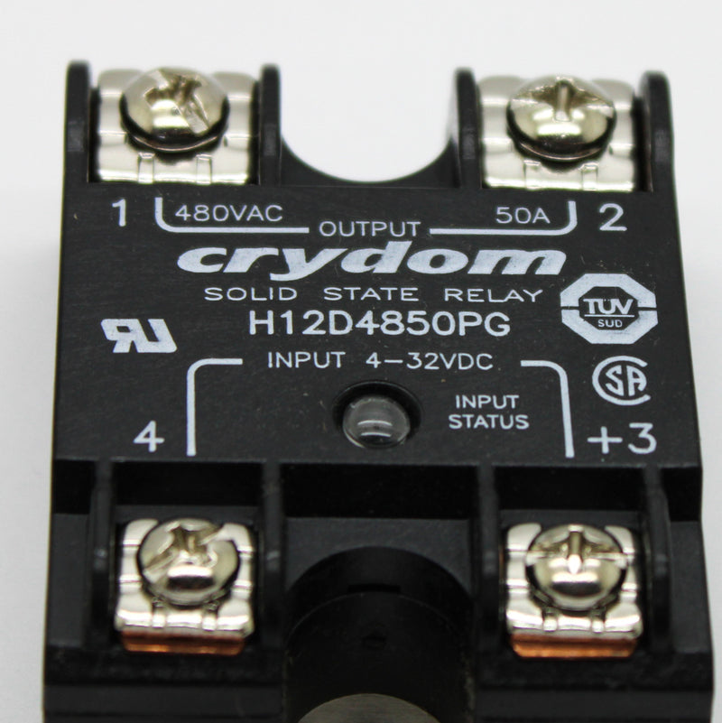 Crydom SPST-NO 50A 48-530V Solid State Relay H12D4850PG