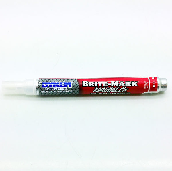 Dykem Brite-Mark Roughneck Red Tough Tip Paint Marker 84206