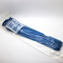 50 Pack of Thomas & Betts 13.5" Nylon 6/6 Blue Detectable Cable Ties TY527M-NDT