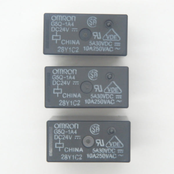 Pack of 3 Omron 10A General Purpose Power Relays G5Q-1A4-DC24