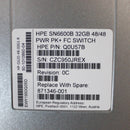 HPE SN6600B 32GB 48/48 Power Pack Fibre Channel Switch Q0U57B