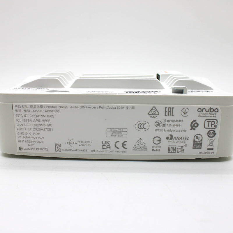 HPE AP-505H (RW) Unified Hospitality Access Point (AP) R3V46A APINH505