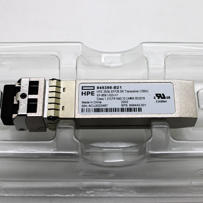 HPE 25GB SFP28 SR 100m Transceiver 845398-B21 845397-001