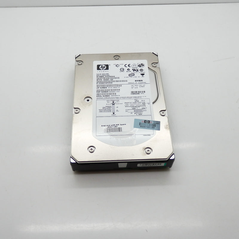 HP 72.8GB 15000RPM Ultra320 SCSI LVD 68-Pin 3.5" Hard Drive 364323-002