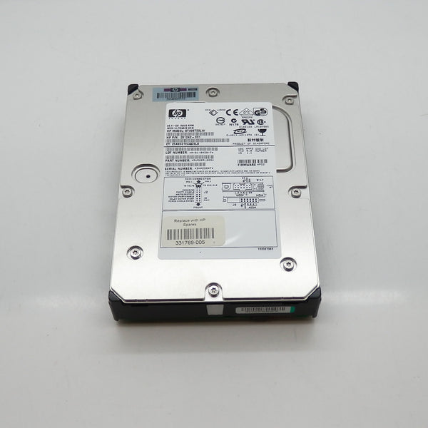 HP 36.4GB 15000RPM Ultra-320 SCSI 68-Pin 3.5" Hard Drive 291242-001