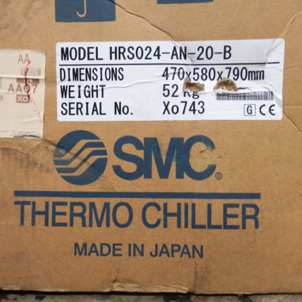 SMC Corporation HRS Series Compact Type Thermo-Chiller HRS024-AN-20-B