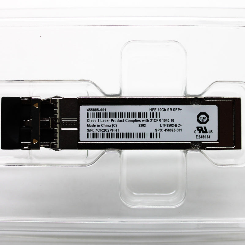 HPE 10GB SR SFP+ Short Range Optical Transceiver 455885-001