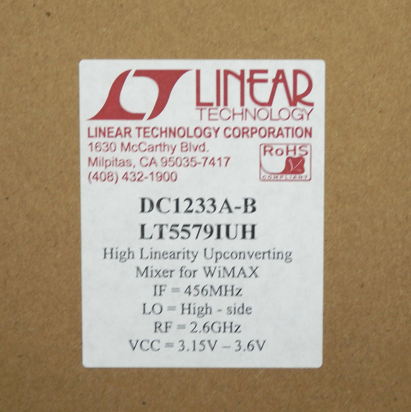 Linear Technology Mixer 2.26GHz-2.78GHz Evaluation Board DC1233A-B