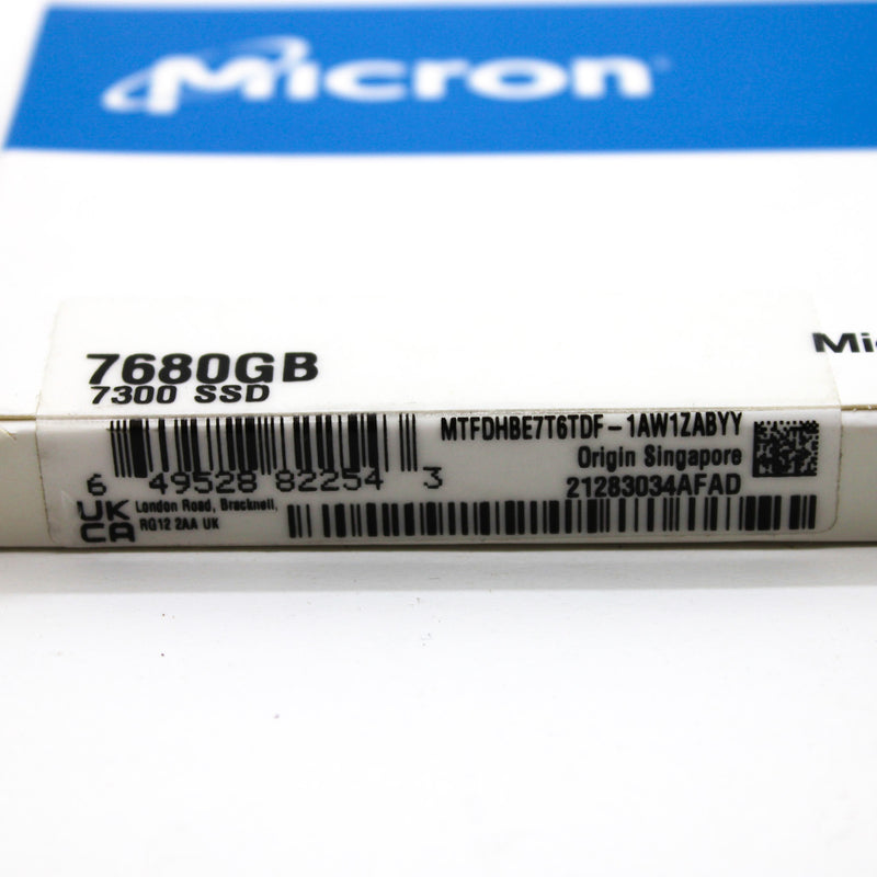 Micron 7300 PRO 2.5 7680GB 7.68TB Solid State Drive MTFDHBE7T6TDF-1AW1ZABYY