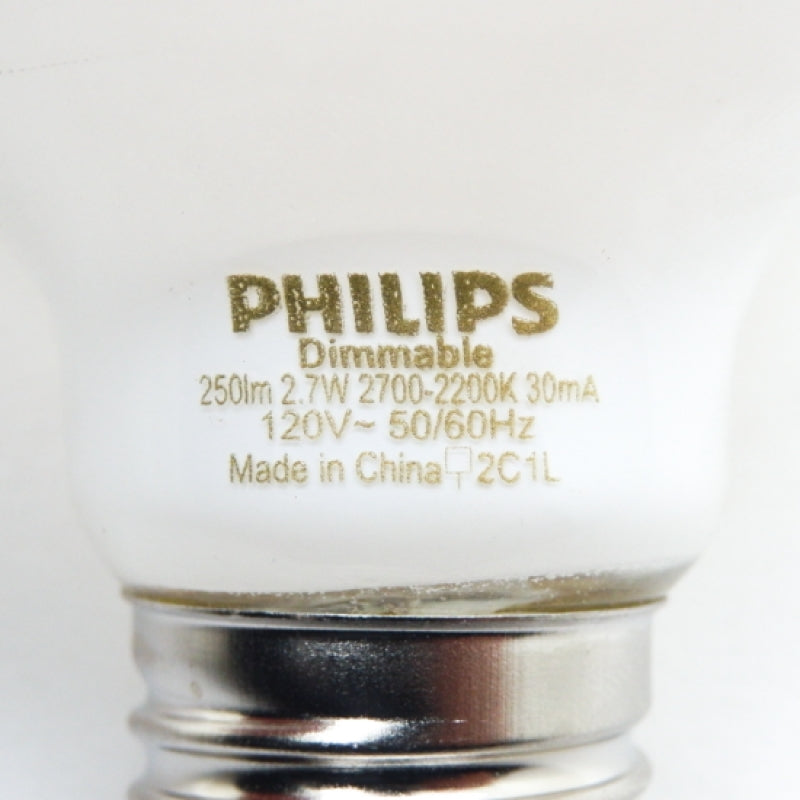 Philips 25W LED Light Bulb 9290022080 2.7G25/PER/927-922/FR/G/E26/WGX