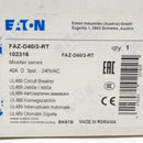 Eaton UI 489 Mcb 3P 40A D Curve Ring Terminal FAZ-D40/3-RT