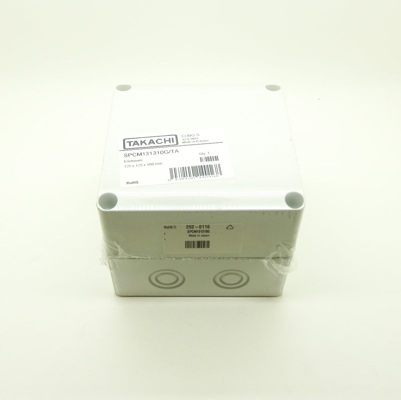 Takachi Electric 125x125x100mm General Purpose Enclosure SPCM131310G