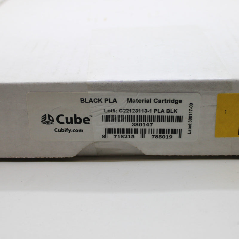 3D Systems Cube 2 Black PLA Material Cartridge 380147