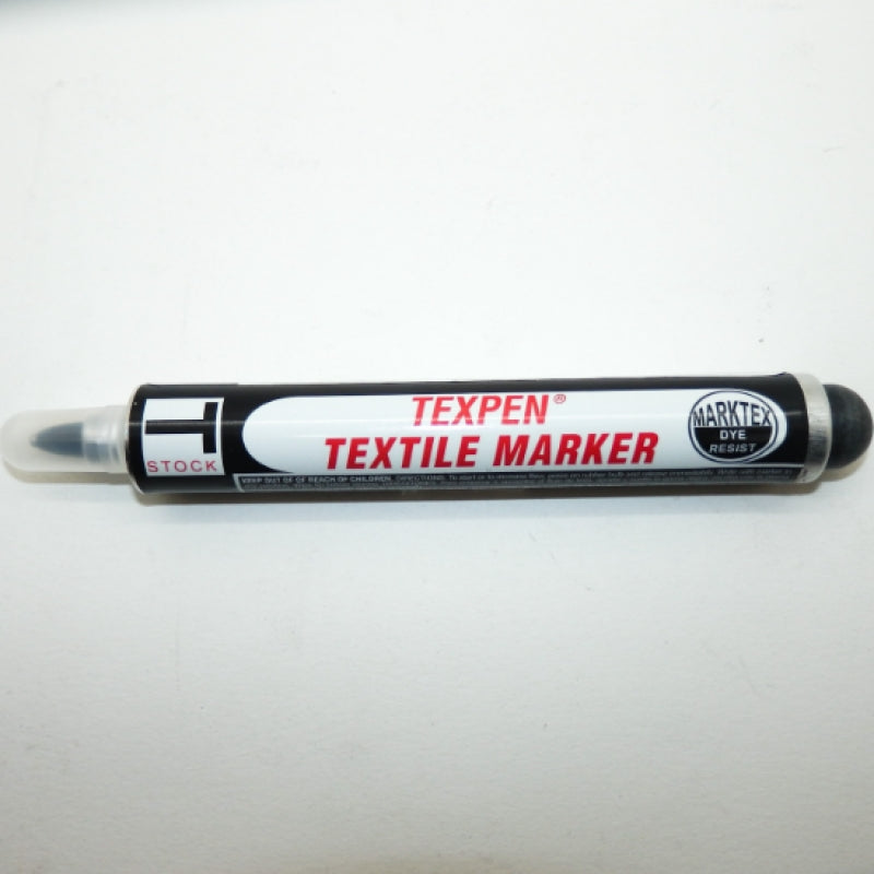 Dykem Texpen Series Black Fine Tip Textile and Fabric Marker 13030