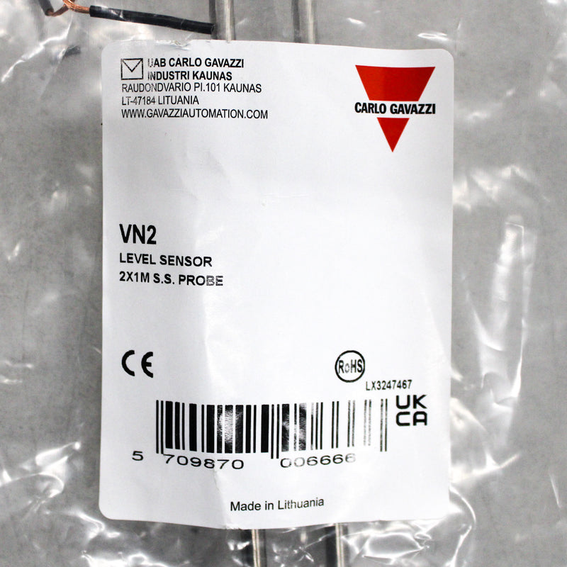 Carlo Gavazzi 540 Series 2-Probe Conductive Level Sensor VN2