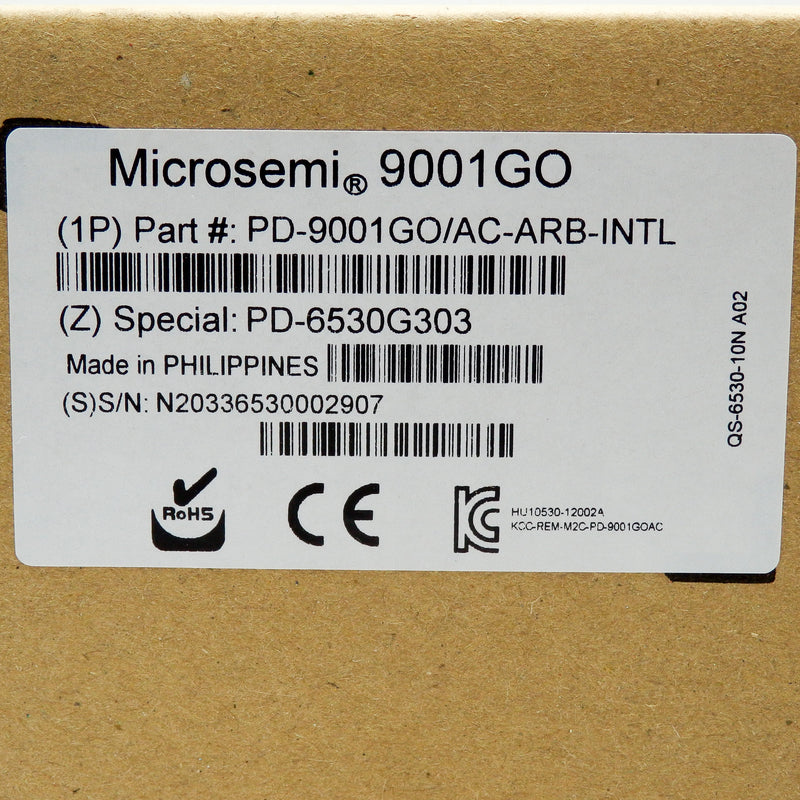 HPE Aruba JW701A Microsemi PD-9001GO-INTL 1-Port Power Over Ethernet Midspan