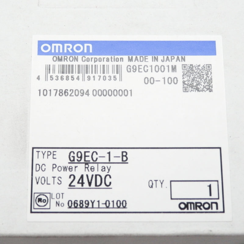 Omron Power Screw 51.2 Ohms 2500VAC 11W 24VDC Relay G9EC-1-B DC24