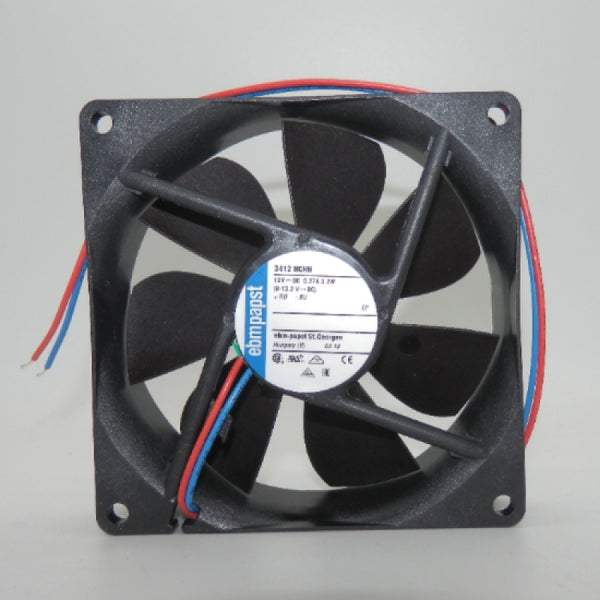 Ebm-Papst 3.6 x 3.6 X 1in 12V 3.2W 3400N Series DC Fan 3412NGHH