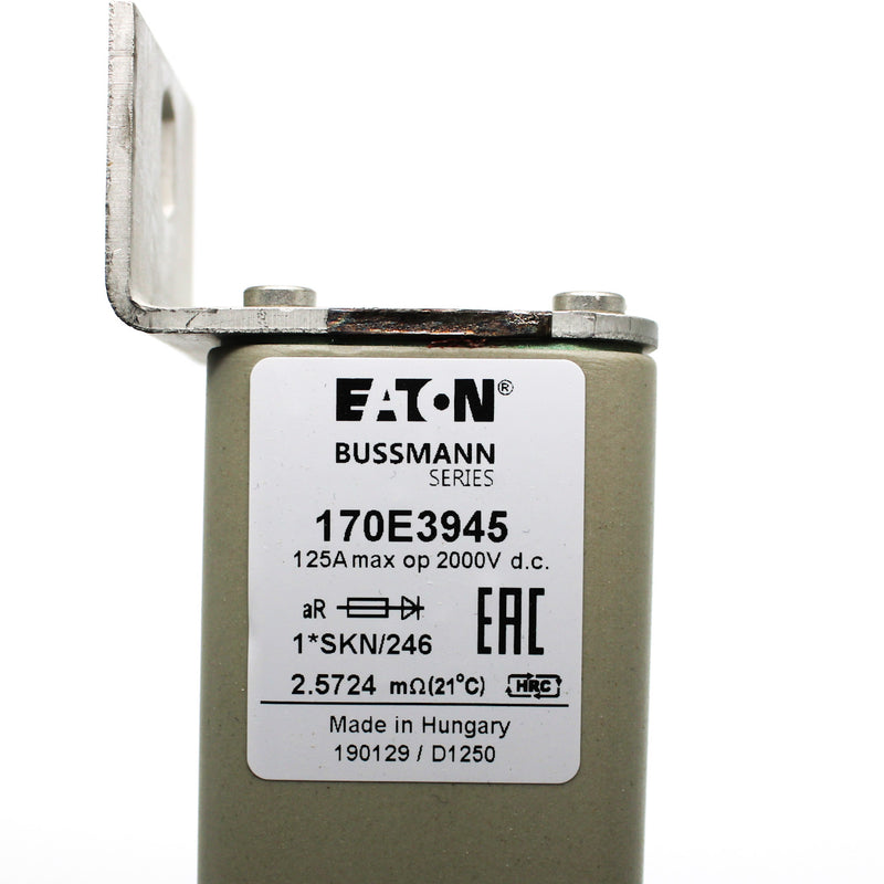 Eaton Bussmann Series 125A 2000V 1*SKN/246 Square Body Fuse 170E3945