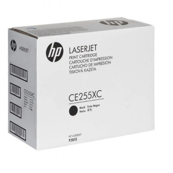 HP 55X High Yield Black Original LaserJet Toner Cartridge CE255XC HP 55X High Yield Black Original LaserJet Toner Cartridge CE255XC