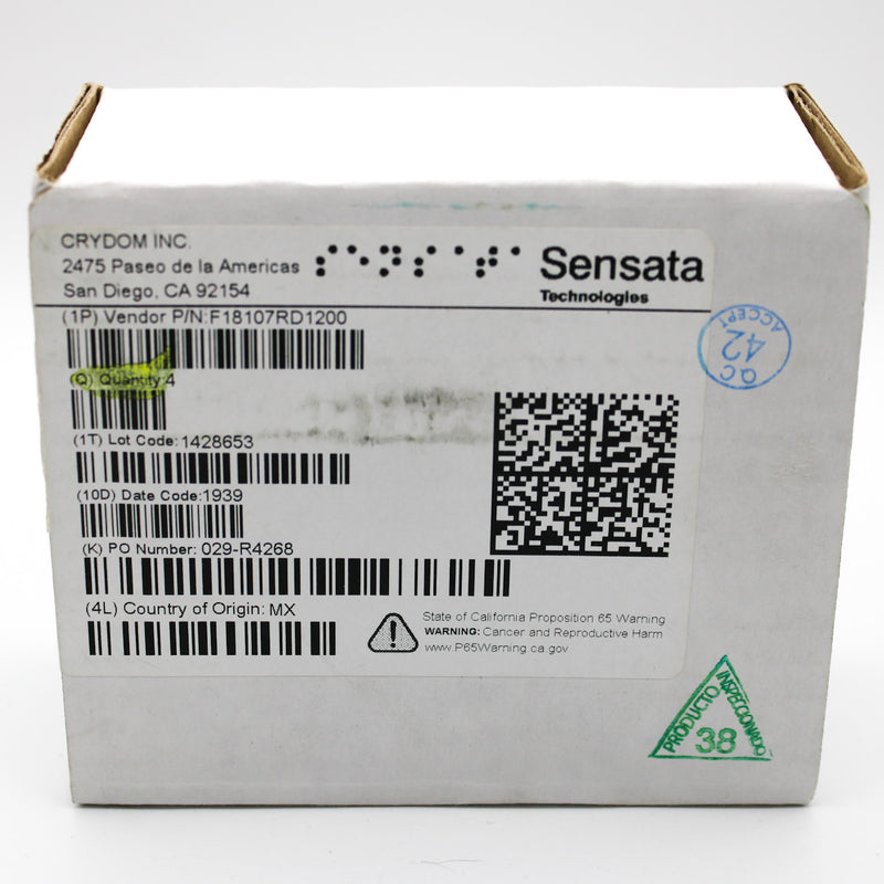 Crydom Sensata 105A 1200V Power Module F18107RD1200
