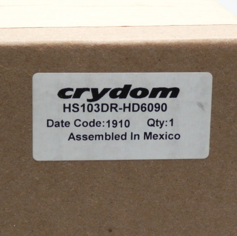 Crydom SSR SPST 55A 660VAC Panel Screw 4 Pin Relay with Heatsink HS103DR-HD6090