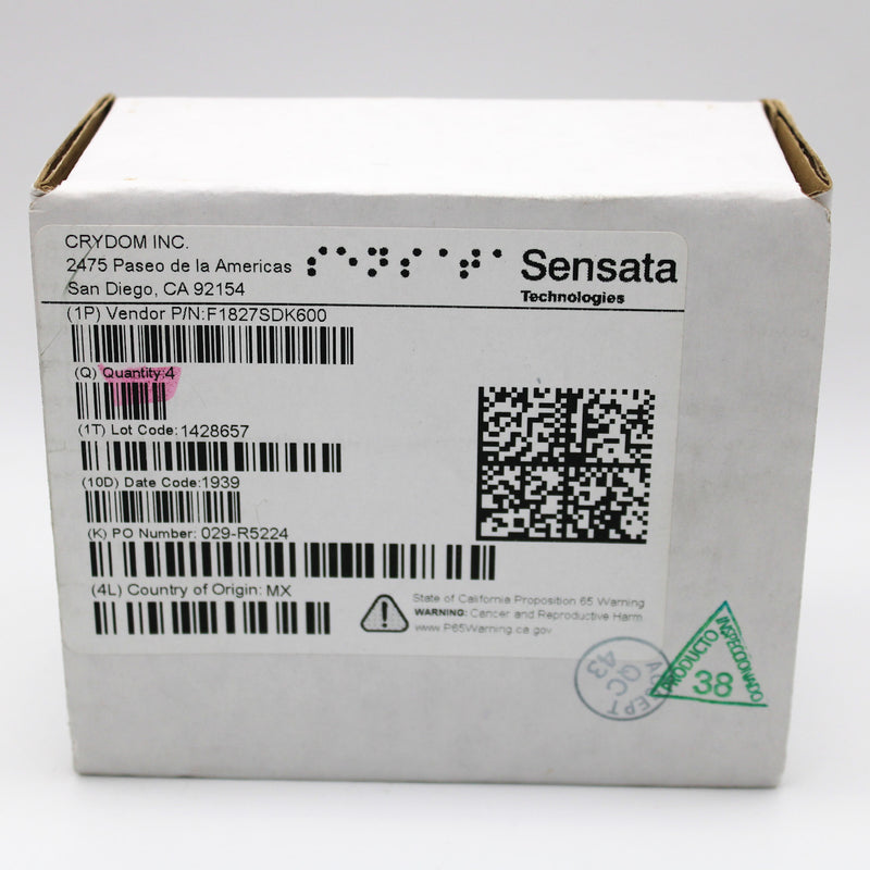 Crydom Sensata 25A 240VAC Power Module F1827SDK600