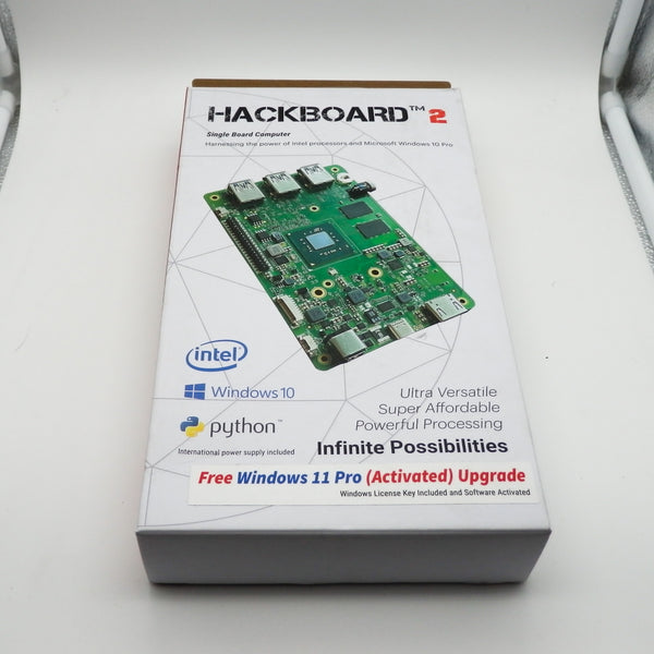 Hackboard Single Board Computer With PSU and Windows 10Pro HB2-PSU1-WINPRO