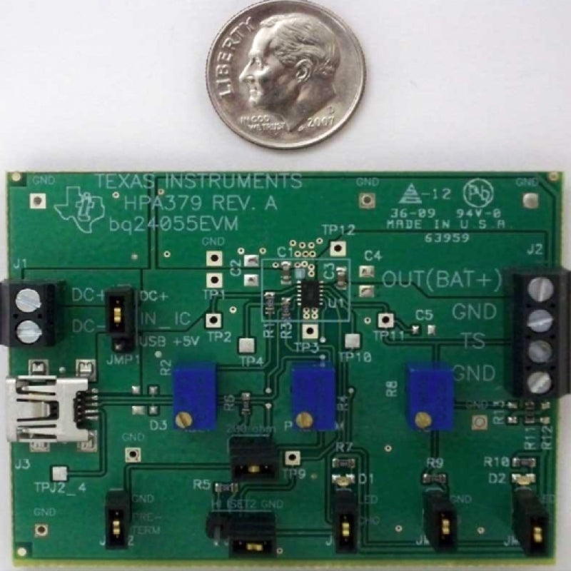 Texas Instruments Power Management IC Evaluation Module BQ24055EVM