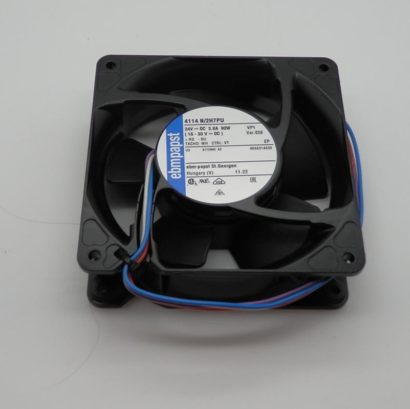 Ebm-Papst 24V 120x120x38mm 90W 76dBA Wire Leads DC Fan 4114N/2H7PU