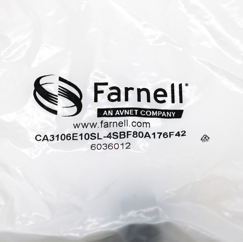 Farnell Circular MIL Spec Connector CA3106E10SL-4SBF80A176F42