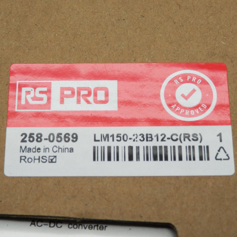 RS Pro Embedded Switch Mode Power Supply 258-0569 2580569 LM150-23B12-C