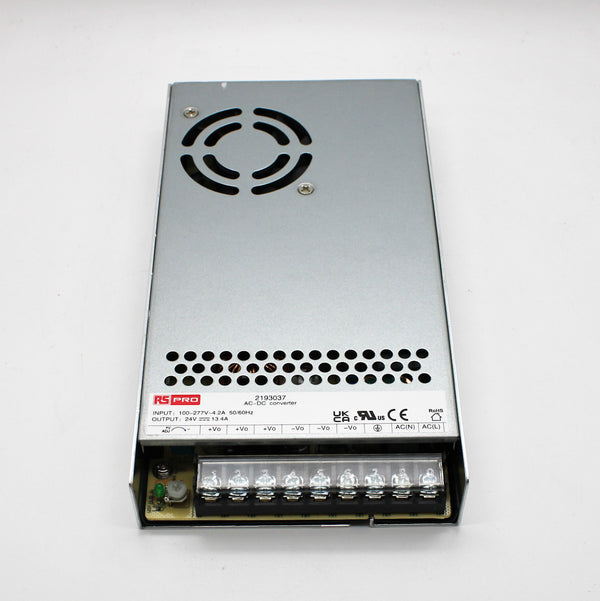 RS Pro 320W 24VDC 13.4A Embedded Switch Mode Power Supply 2193037