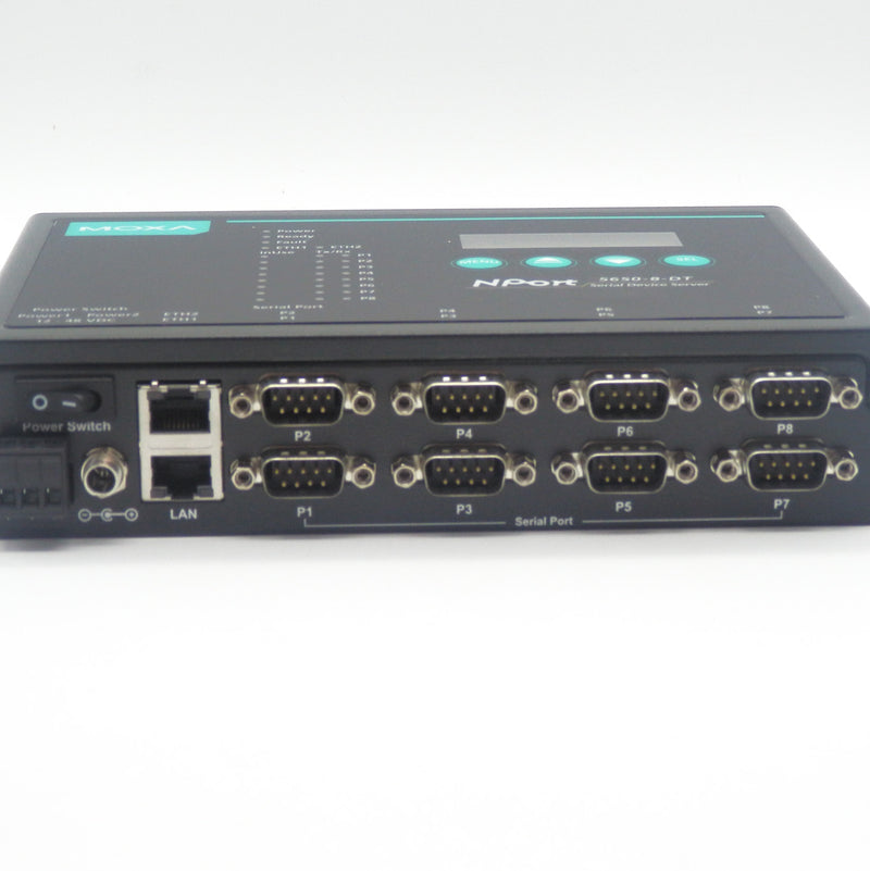 Moxa NPort 5650-8-DT 8 Port 12-48VDC Desktop Device Server