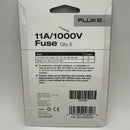 5 Pack Fluke Electronics FUSE-11A/1000V B1 11A 1000V Fuses