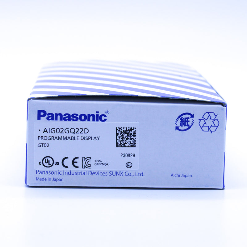 Panasonic Industrial Automation AIG02GQ22D 3.8" Monochrome HMI Touchscreen