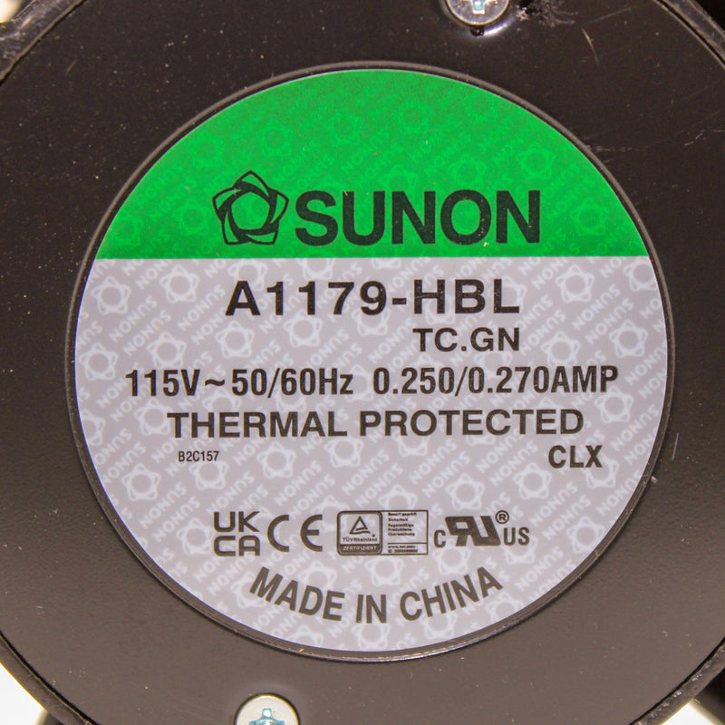 Sunon Fans A1179-HBL.TC.GN 115V 176x176x89mm Wire Leads AC Fan