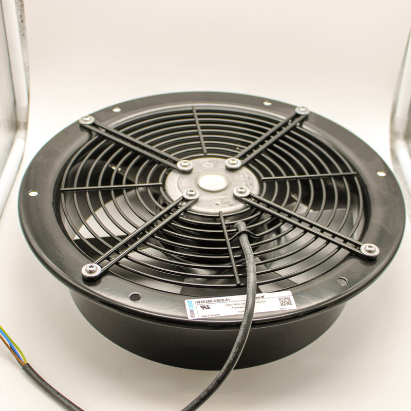 Ebm-Papst W2E250-CB05-51 230VAC Round 320mm Diameter Ball Bearing Tubeaxial Fan