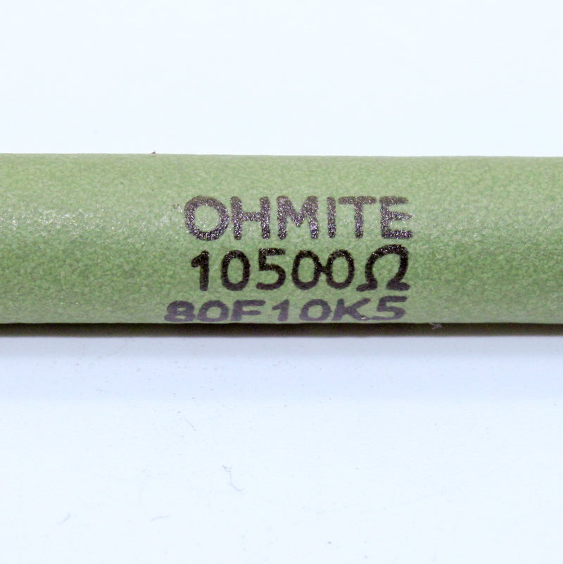 5 Pack Ohmite 80F10K5 10.5K 10W 1 Percent Axial Wirewound Resistors