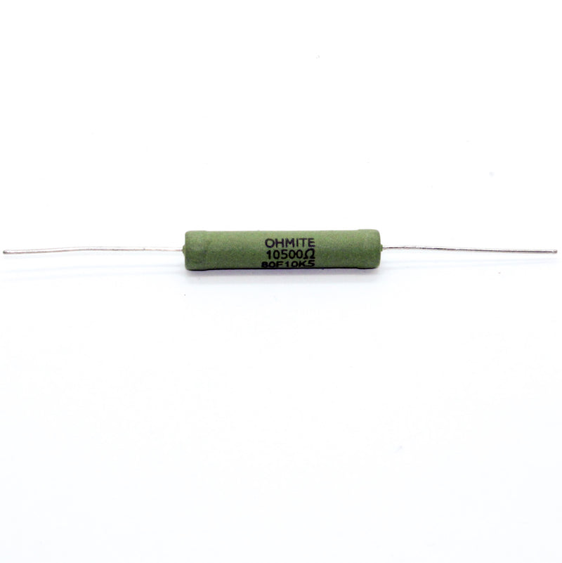 5 Pack Ohmite 80F10K5 10.5K 10W 1 Percent Axial Wirewound Resistors