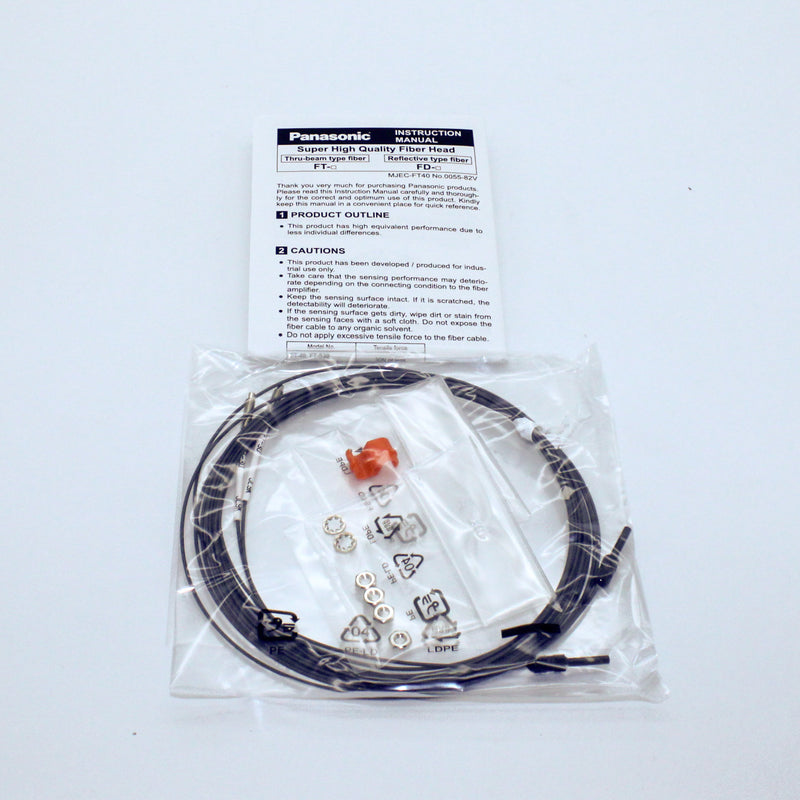Panasonic FT-30 Photoelectric Thrubeam Fiber M3 Threaded Screw Optical Sensor